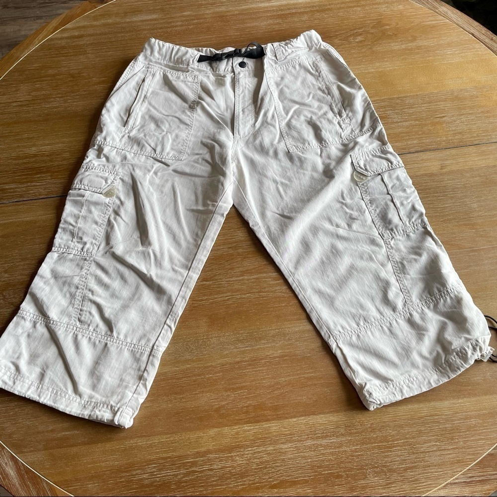 Alpine Design Tan / Cream Cargo Capri Hiking Pants Size Large